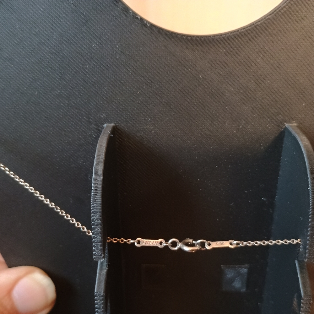 Tiffany & Co. Elsa Peretti full heart pendant necklace With Pouch - Picture 4 of 4